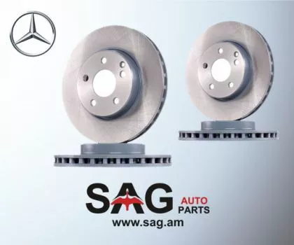 Mercedes W211 Տարելկա Դեմի Հովացումով Mercedes W 211 Диск тормозной передний