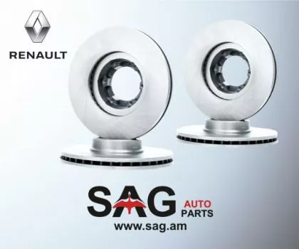 Ռենո Տարելկա Դեմ. Ռենո Սկավառակ առջևի. RENAULT Диск тормозной вентилируемый
