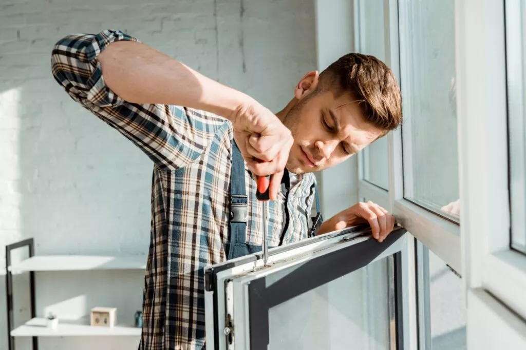 Door adjustment, Eurodoor adjustment, aluminum window adjustment, window installation