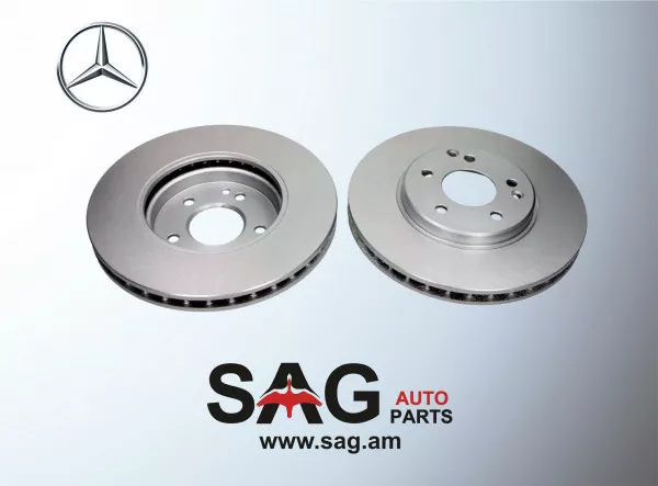 Mercedes W210 Տարելկա Դեմի Հովացումով. Mercedes W 210 Диск тормозной передний
