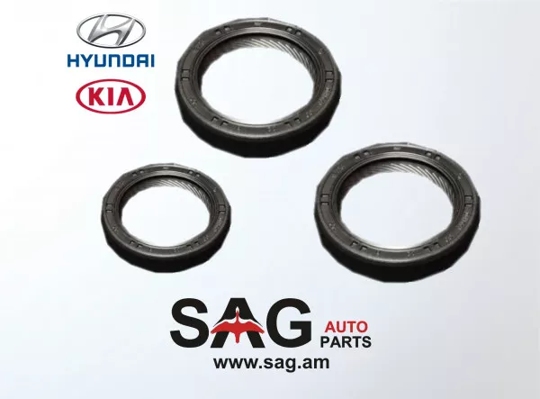 Ծնկաձև լիսեռի խցուկ Сальник коленвала передний HYUNDAI / KIA