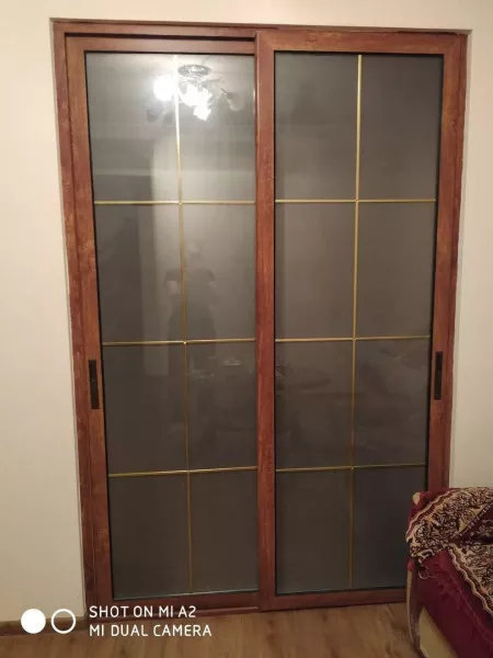 Metal-plastic doors and windows, metal-plastic win